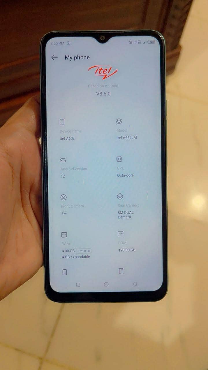 Itel A60s 2