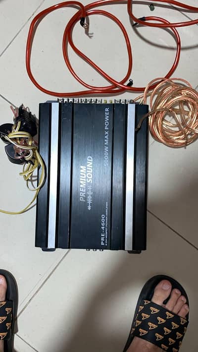 car 4 channels powerful amplifier