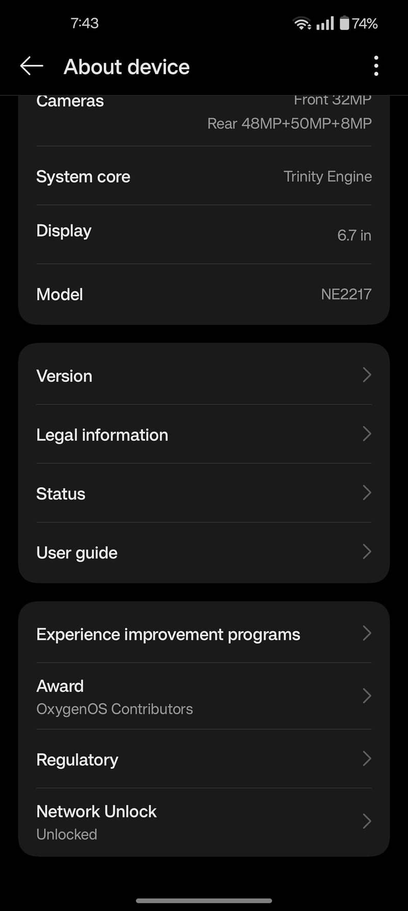 One Plus 10 Pro 15
