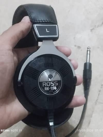 VINTAGE ROSS JAPAN RE-258 Professional Studio Grade Wired Headphones