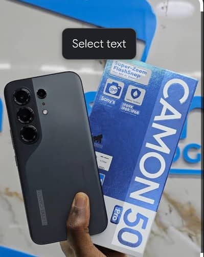 Tecno CAMON 50 Pro 16.256gb non active box open