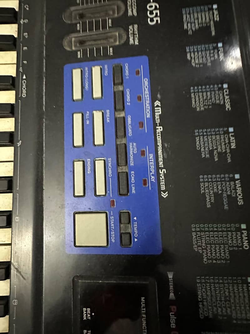 casio ct 655 multiple tones 2