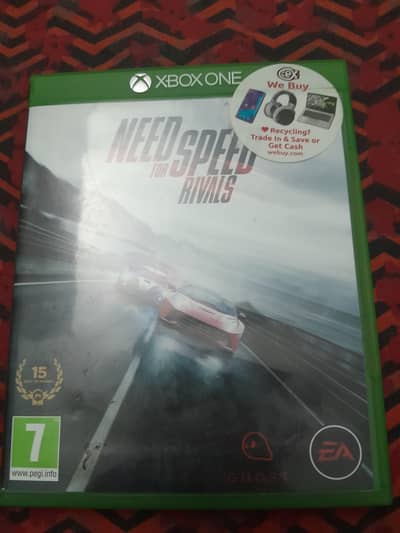 Xbox One Need For Speed Rivals Disc