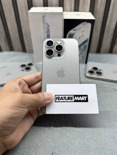 15 Pro | PTA Approved | 128GB | Natural Titanium | Apple iPhone 15 Pro
