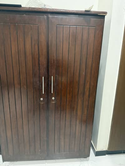 Wooden wardrobe