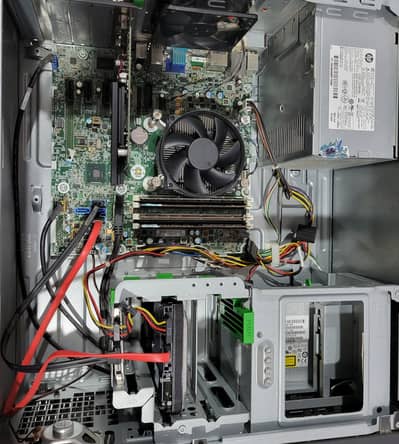 Hp prodesk 600 g1 twr plug and play full setup without monitor.