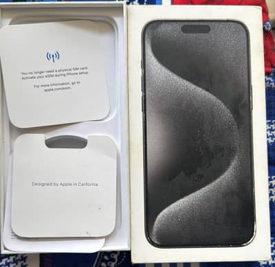 Apple iPhone 15 Pro Max 256gb (NON PTA) Factory Unlocked