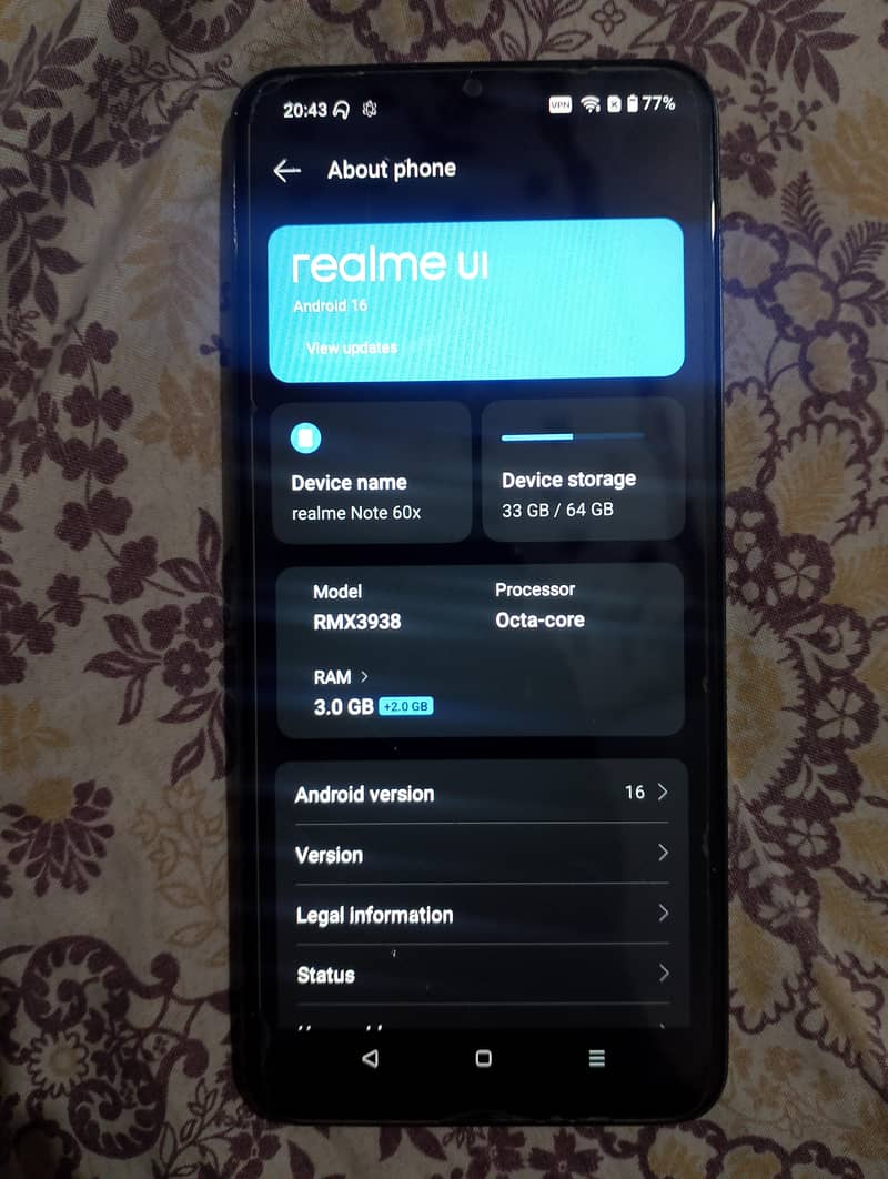 Realme Note 60x 3