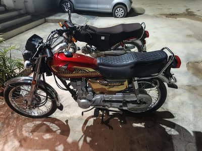 honda cg 125s golden edition urgent sale