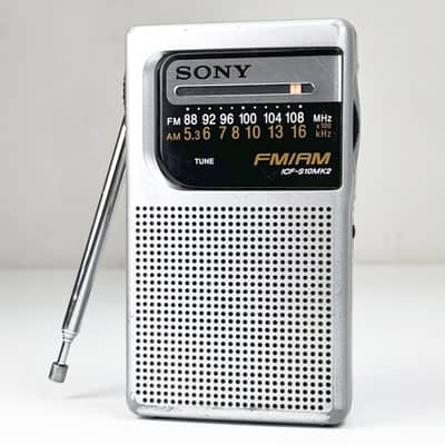 Vintage Sony ICF-S10 FM/AM Radio with Excelt Reception | Made in Japan