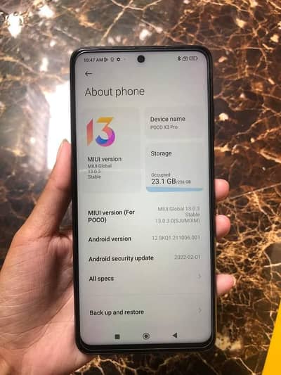 Xiaomi Poco X3 Pro 8/256 GB PTA official approved