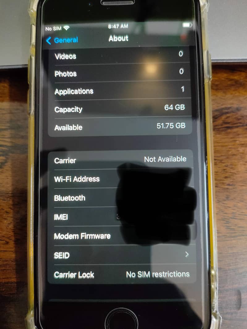 iPhone 8 water pack 10/10 condition 3