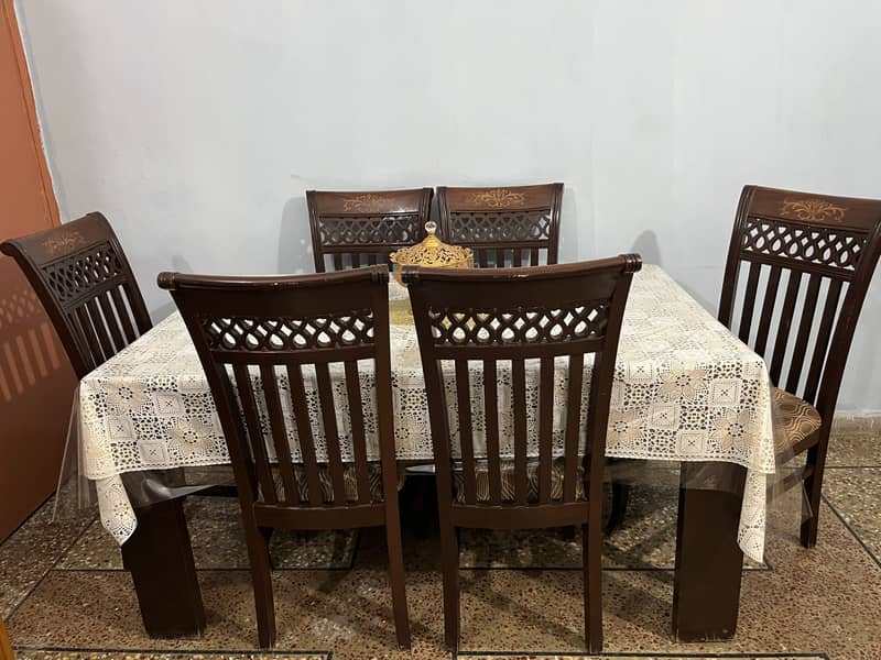 6 Chairs Dining Table 0