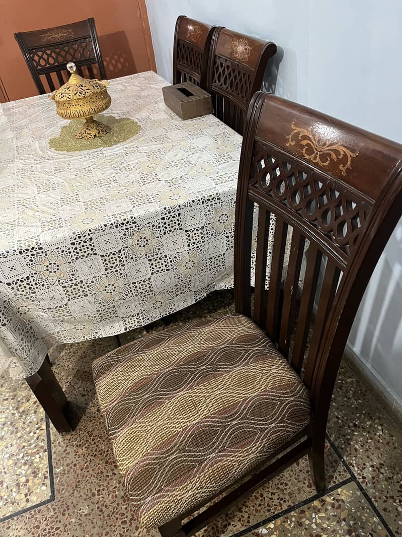 6 Chairs Dining Table 1