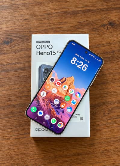 OPPO Reno 15, Brand New, Full Warranty