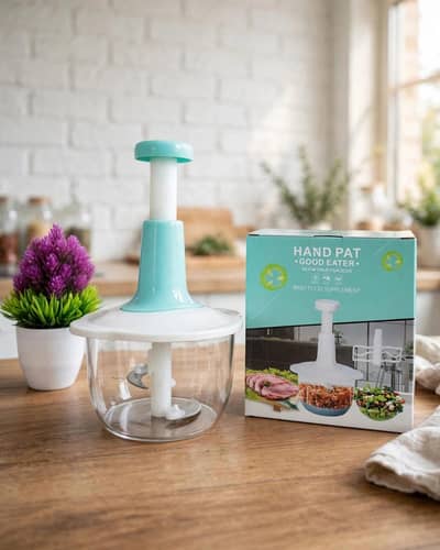 Hand Press Chopper - Manual Food Chopper - Vegetable Meat Chopper