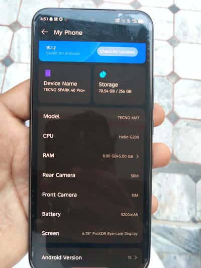 Tecno spark 40 Pro plus