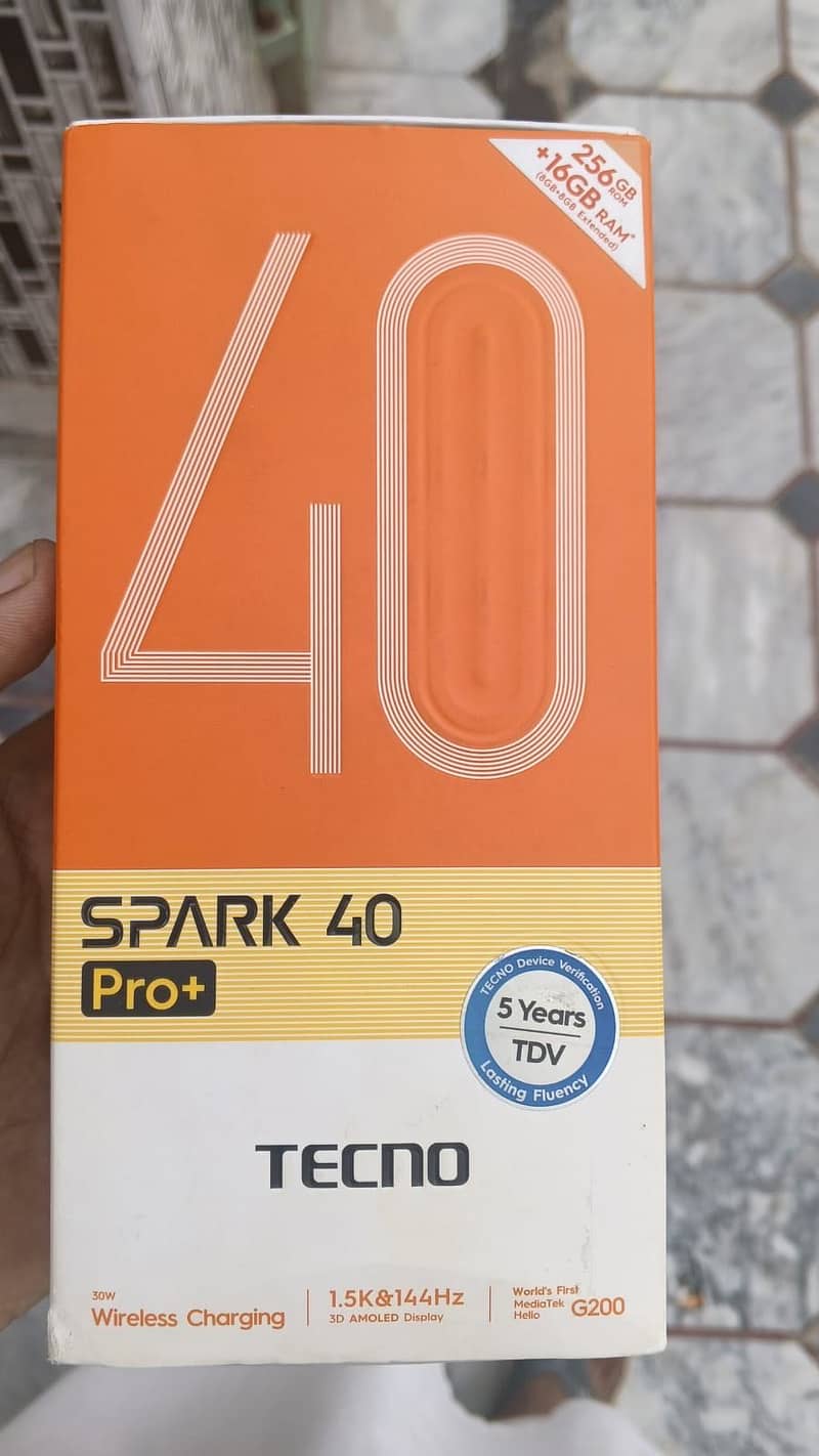 Tecno spark 40 Pro plus 6