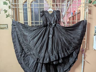 Black Tail frock 5 to 6 year girl princess frock