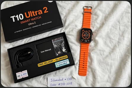 T10 Ultra 2 - 3 Straps - Box Packed - Islamabad