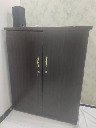 Wooden 2-Door Storage Cabinet for Sale