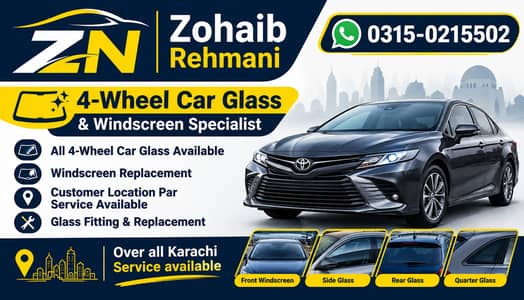 4 Wheel Wind Glass Installation