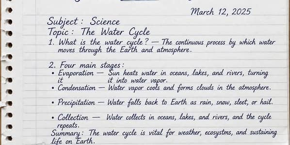 Neat & Clean Handwriting Work - Online