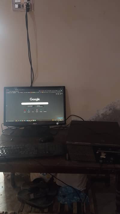 Lenovo i3 4th Gen PC Set for Sale | 4GB RAM, 128GB SSD & 20" Acer LCD