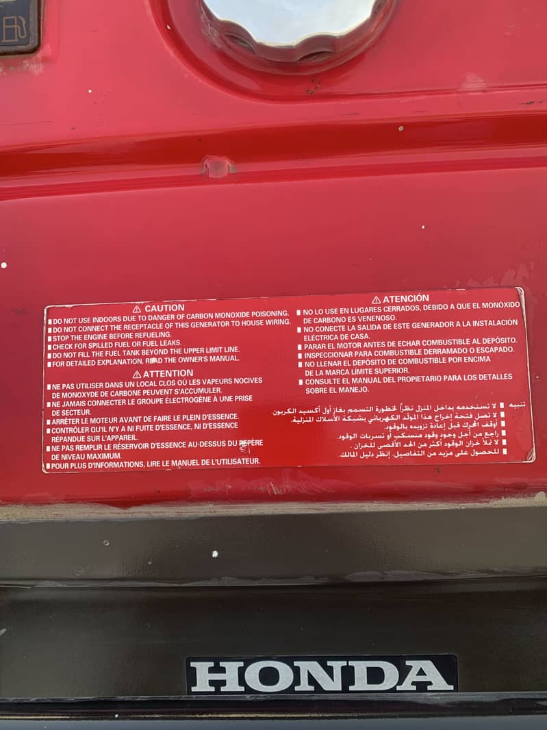Honda generator 8