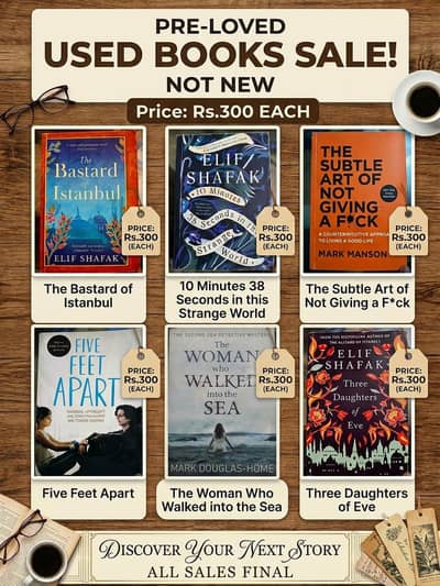6 Popular Used Books for Sale – Just Rs. 300 Every Book!
