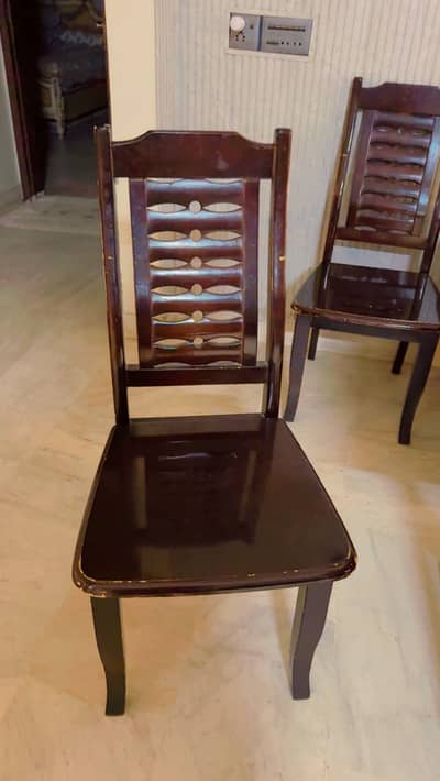Dining table and chair