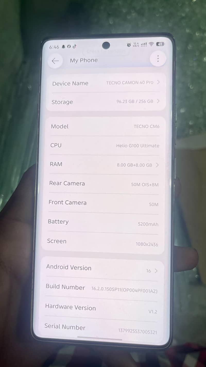 Tecno CAMON 40 Pro 2