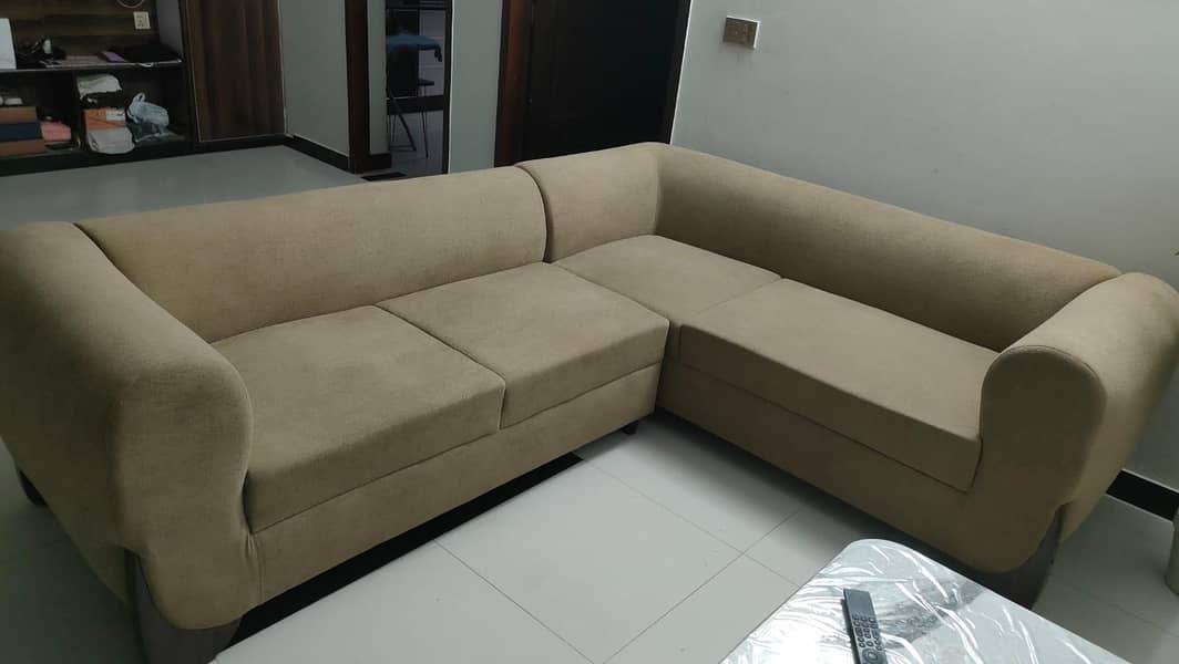 L shape sofa / solid wood and trending design 2