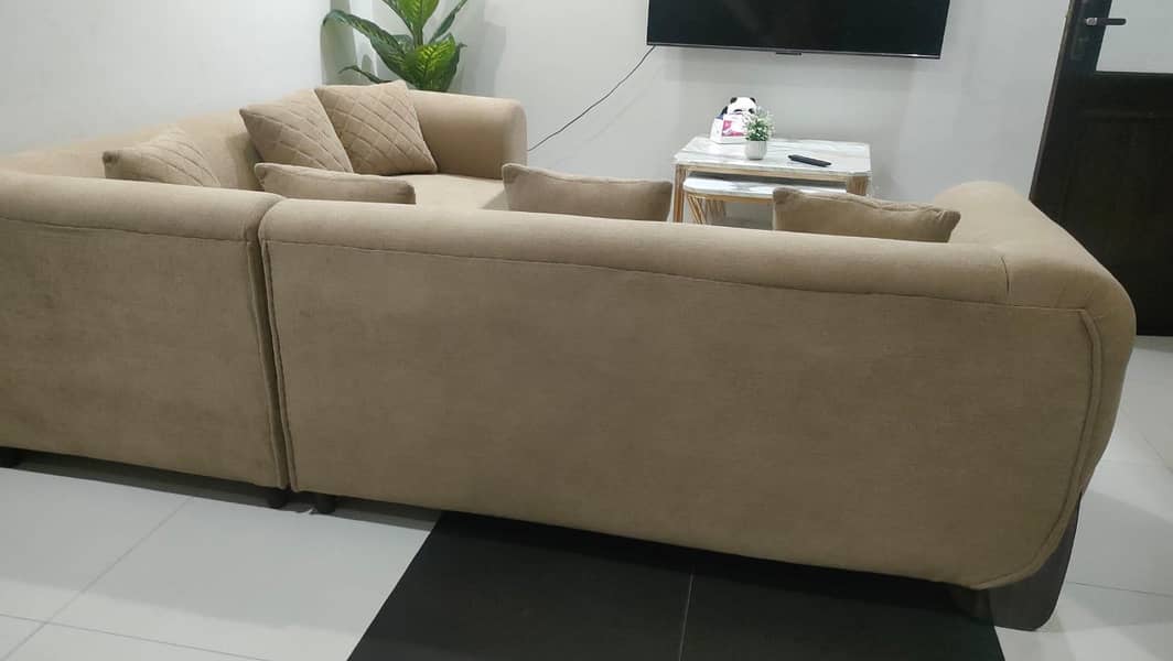 L shape sofa / solid wood and trending design 4