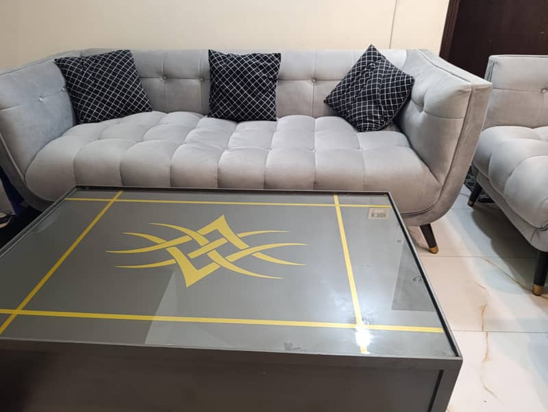 321 seater sofa set with table 0