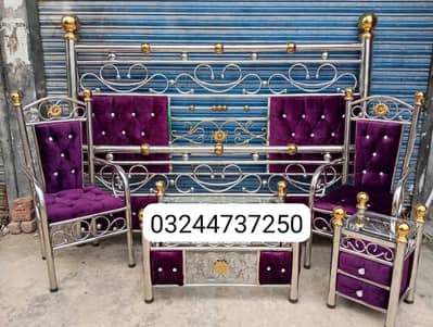 steel bed double king size/iron bed/single bed/kids bed/bunk bed/sofa