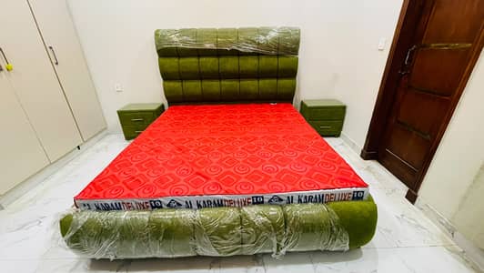 Bubble Bed Set / with side & dressing in Towel Fabric