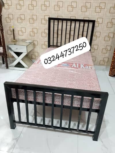 iron bed single/iron bed/steel bed/sofa set/bunk bed/03244737250