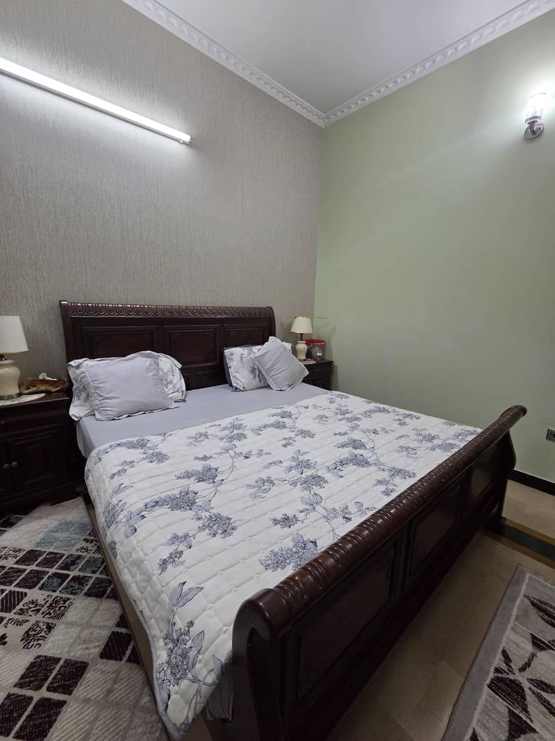Solid Two King Size Bed with side tables 1