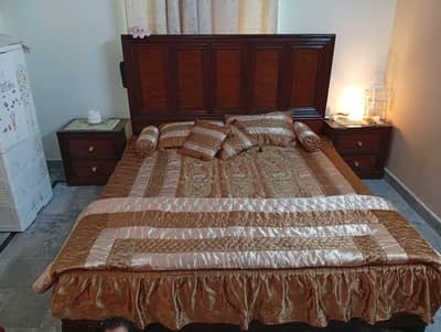 1 bridal bedsheet set and 1 bedhseet