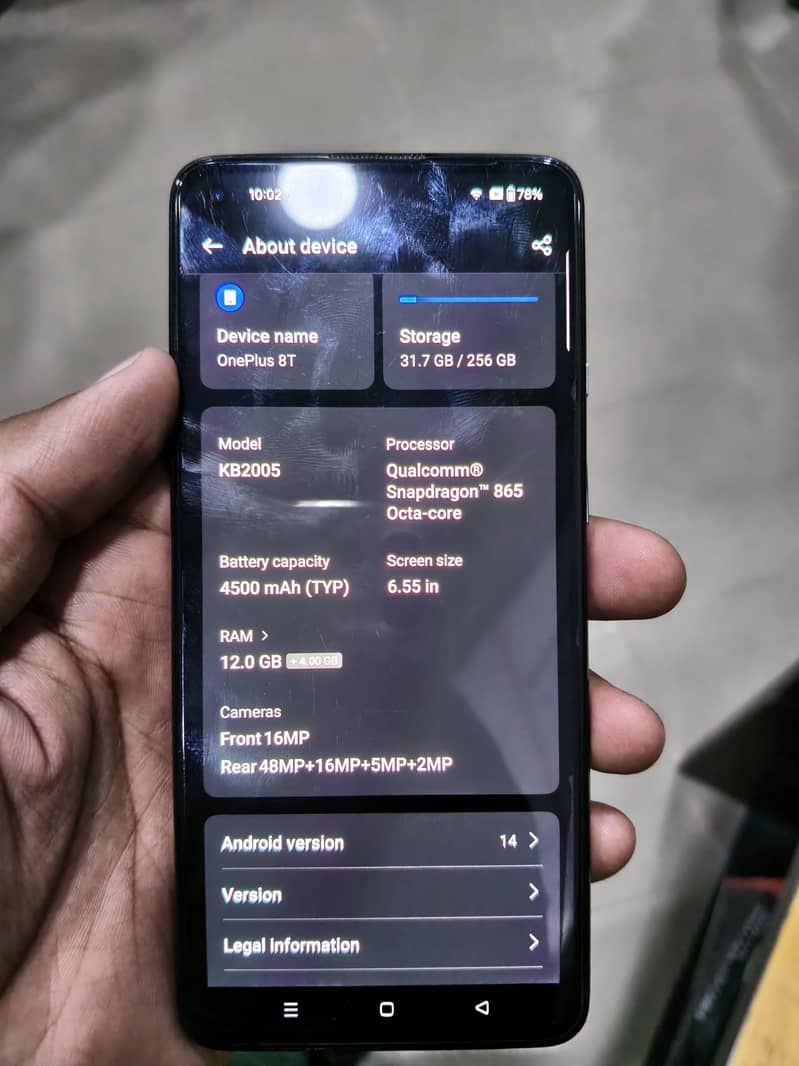 One Plus 8T 5