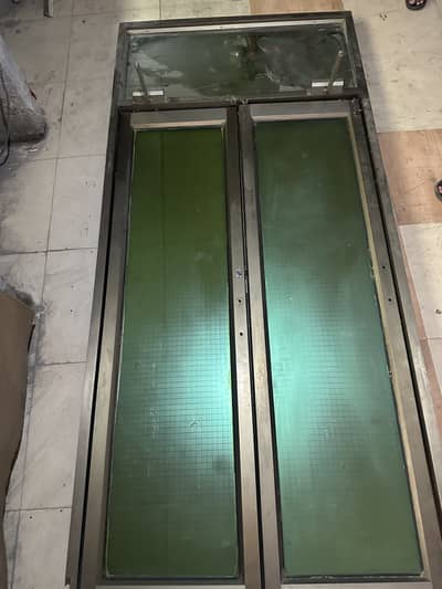 Aluminium glass door 8x4