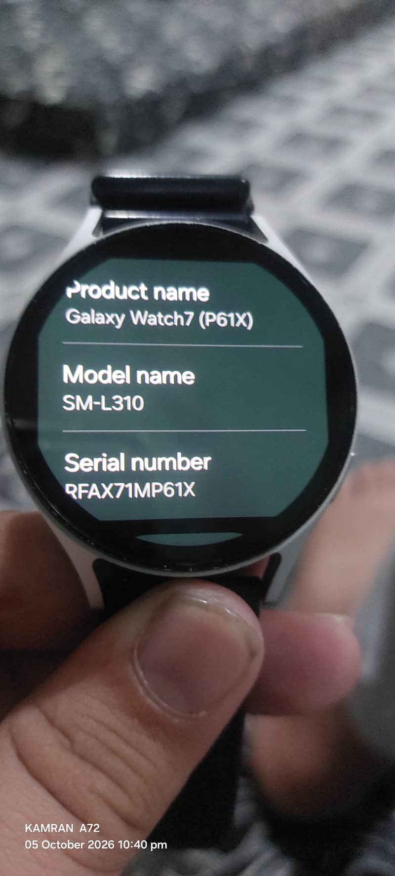 SAMSUNG GALAXY WATCH 7 5