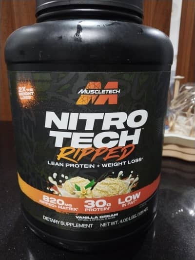 MuscleTech NitroTech Ripped 4lbs – Dubai Imported | Almost Full