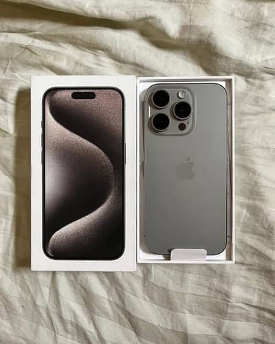 Apple iPhone 15 Pro Max/PTA Approved/256GB/With Box/ Urgent For sale