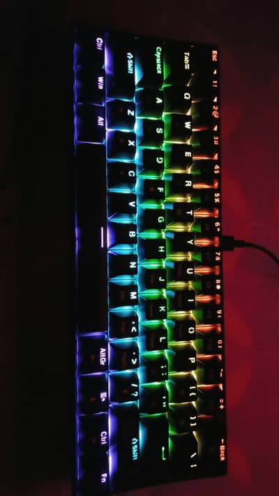 60% Compact Mechanical Gaming Keyboard | RGB Backlit | Detachable USB