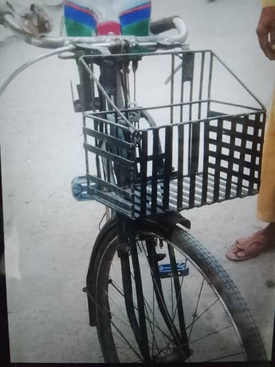 Used Cycle with Front Basket - Good Condition - 11,000