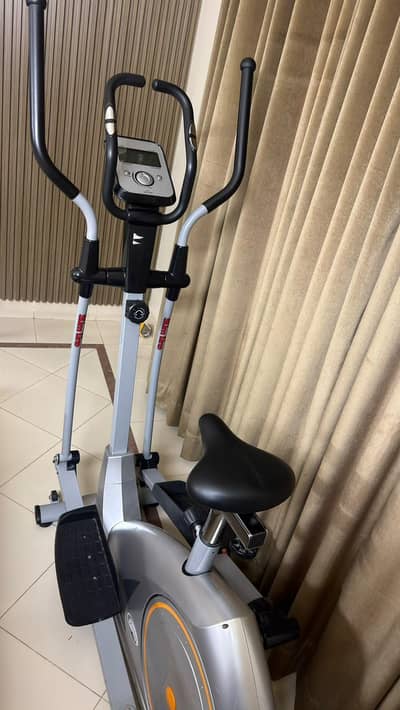 slim line  brand elliptical trainer plus cycling