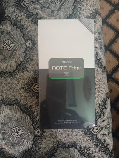Infinix note edge black full new pack phone