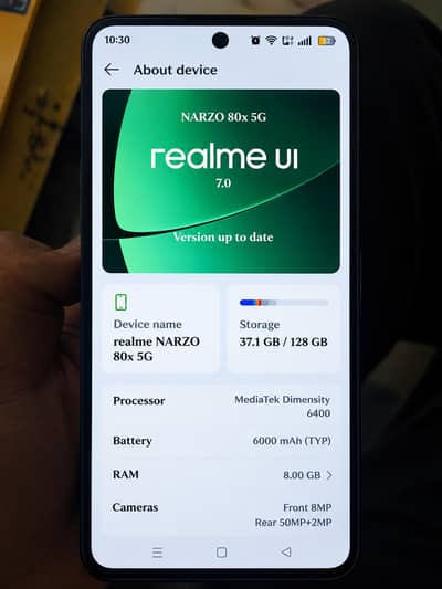 Realme Narzo 80X 5G 8GB 128GB Sale and exchange possible